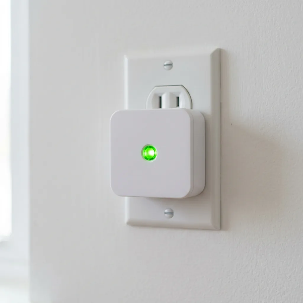 Step 2: Plugging Power Pro Genius firmly into standard US wall outlet